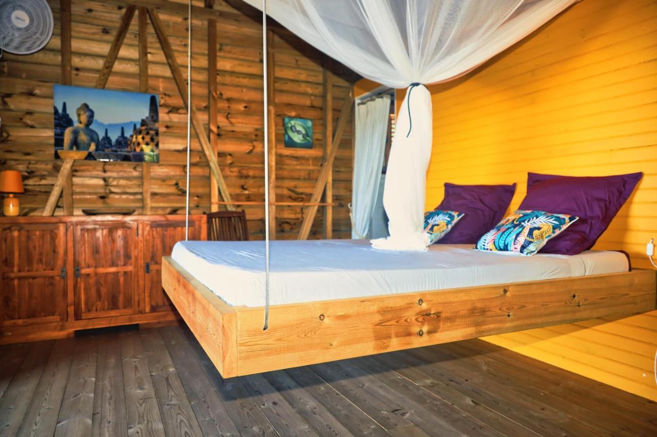 Ti Kaz Anoli Cottage En Bois Avec Vue Sur La Baie 下岛 外观 照片