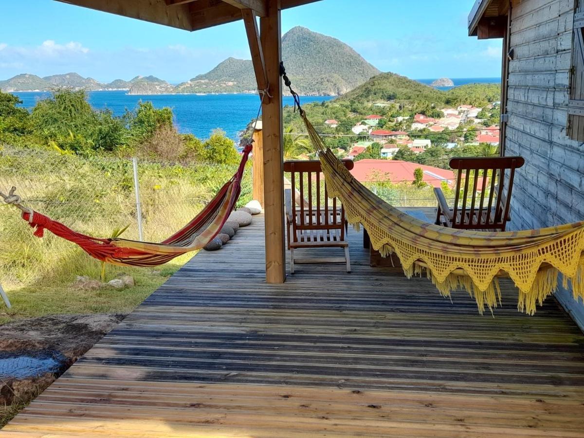 Ti Kaz Anoli Cottage En Bois Avec Vue Sur La Baie 下岛 外观 照片